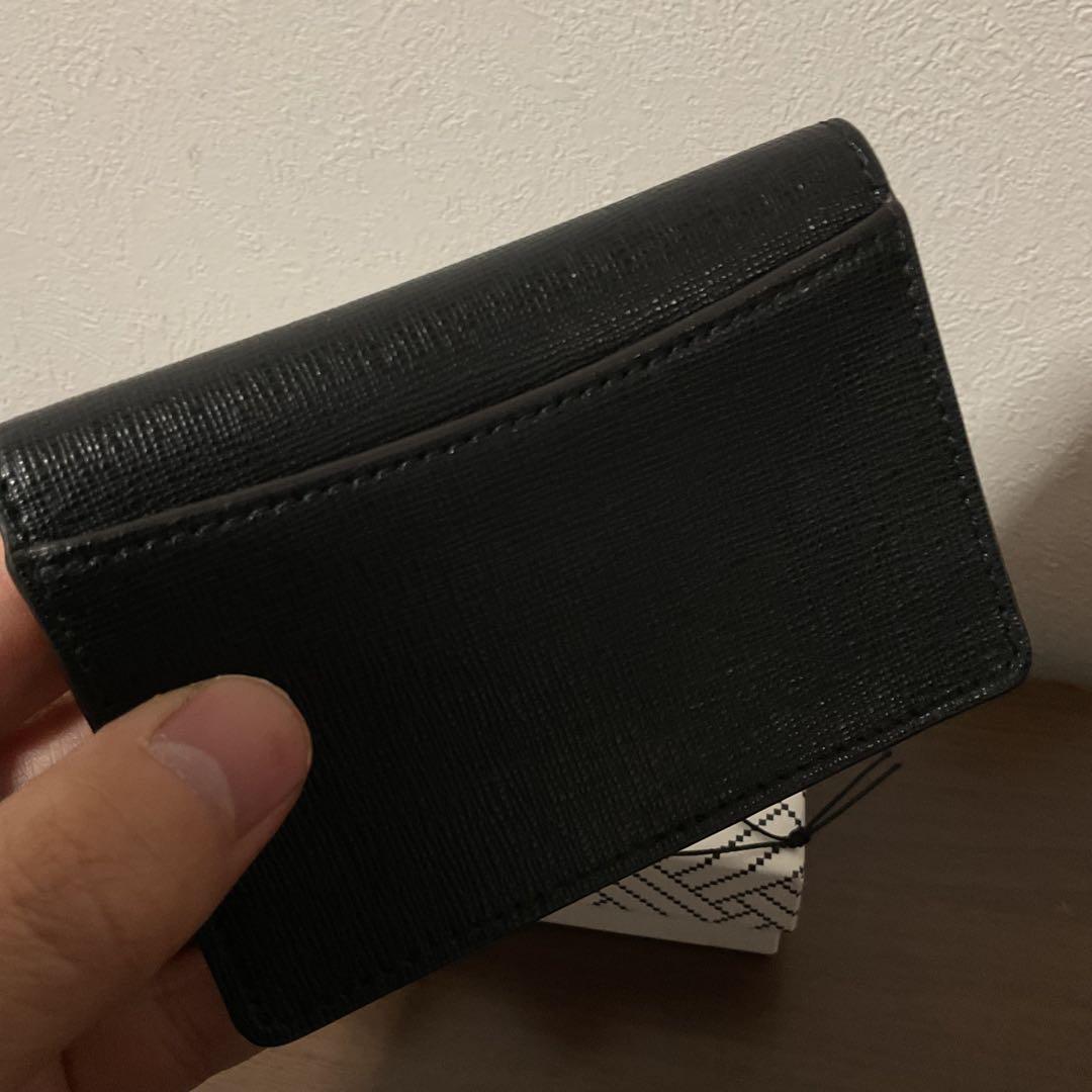 あさこ 新品未使用 美品 フルラ ニューロゴ レザー 名刺入れ