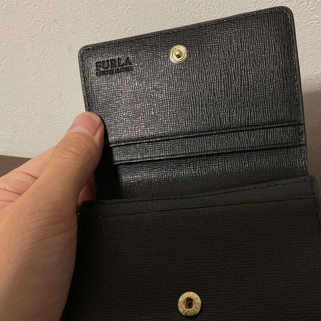 あさこ 新品未使用 美品 フルラ ニューロゴ レザー 名刺入れ