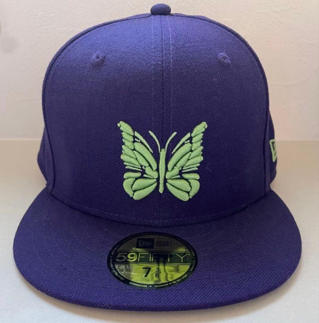 Needles × NEW ERA キャップ 7 3/8 パープル