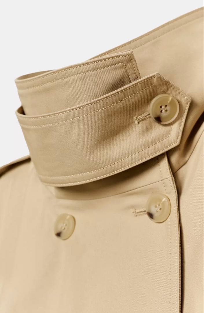 ZARA ZW ショート丈ハイネックトレンチコート Sサイズ