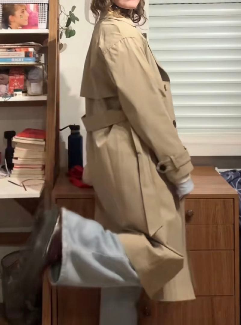 美品　ZARA トレンチコート