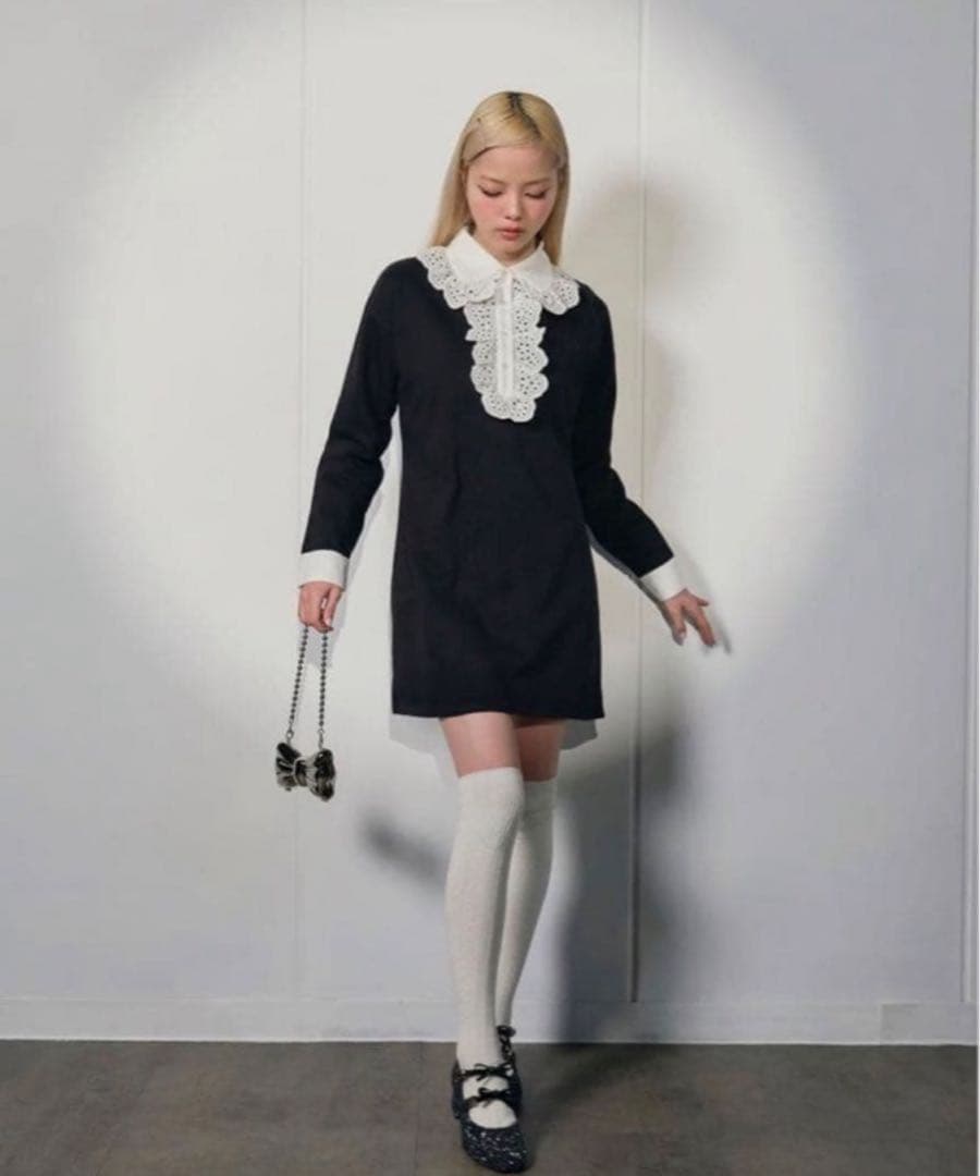 いつきTreat Ürself frill collar mini