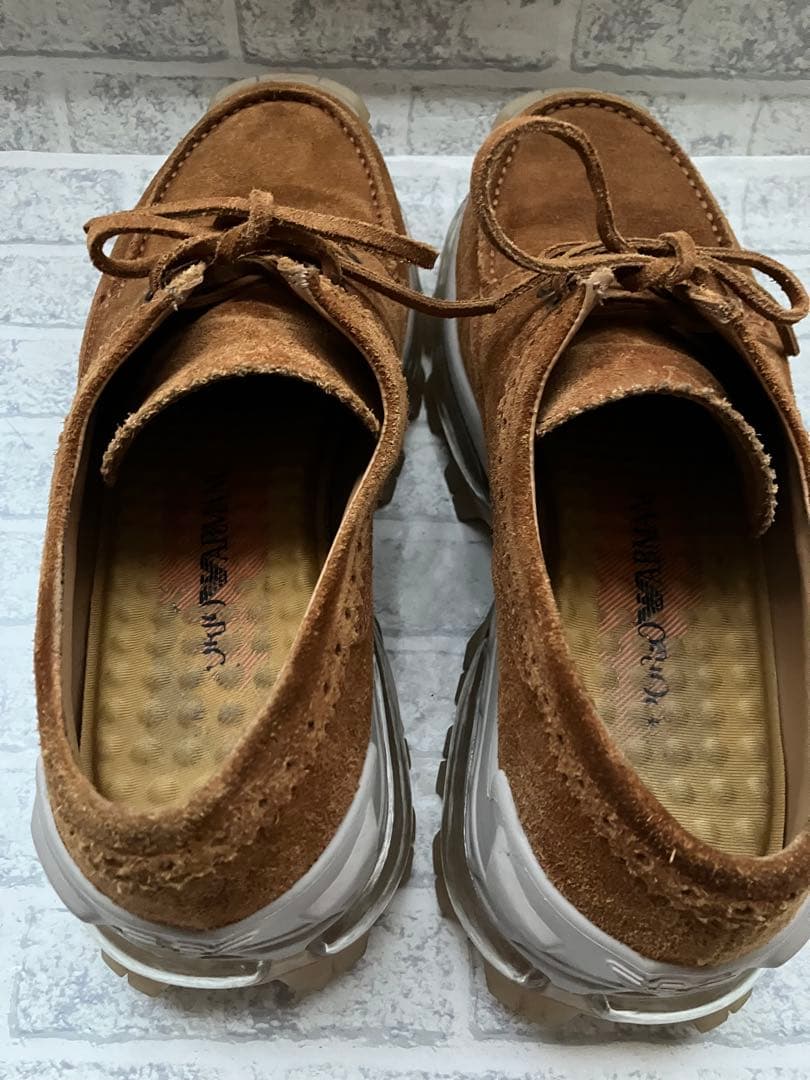 A*。様 エンポリオアルマーニEMPORIO ARMANI スエード厚底スニーカ