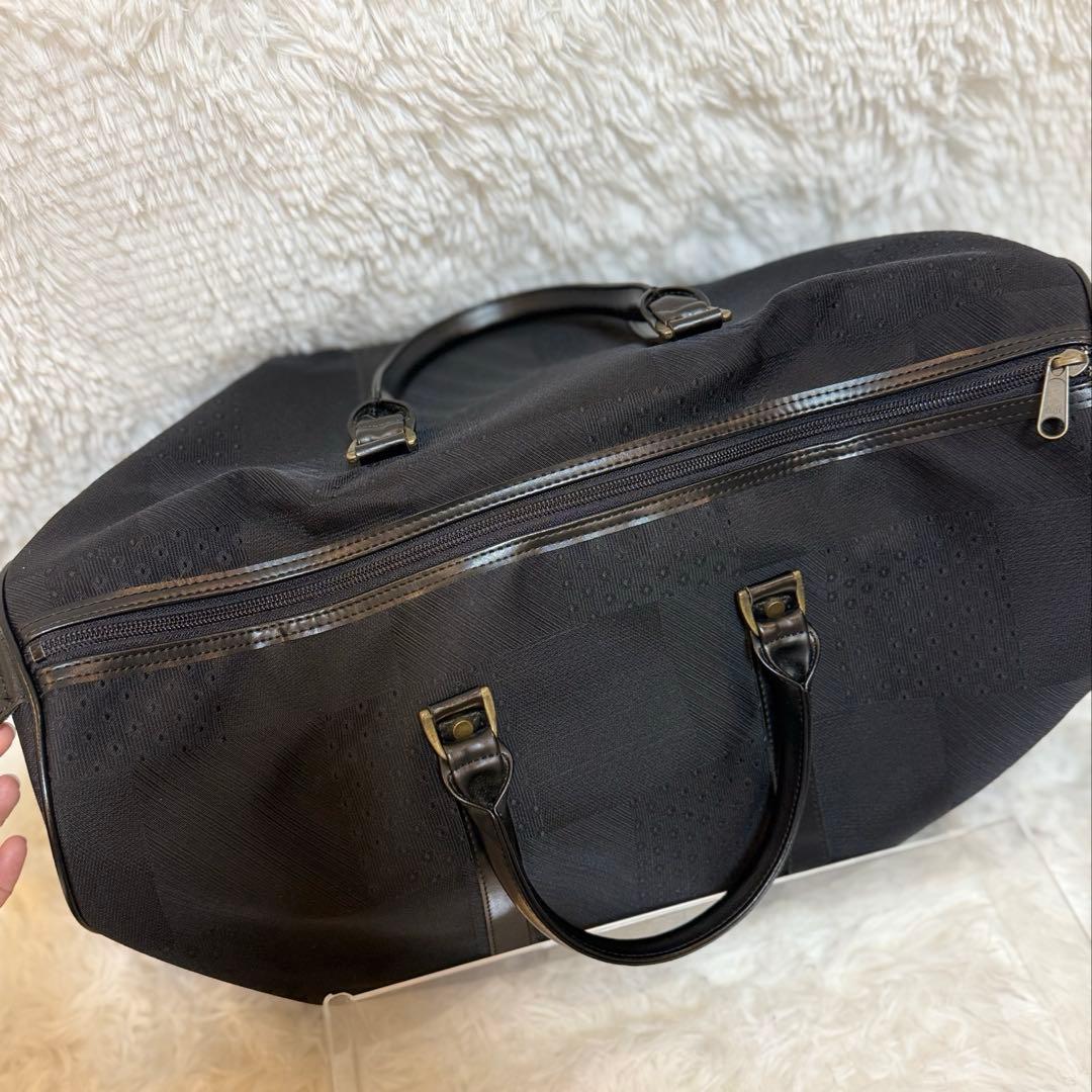 KENZO ケンゾー ボストンバッグ ブラック レザー ショルダー 2way