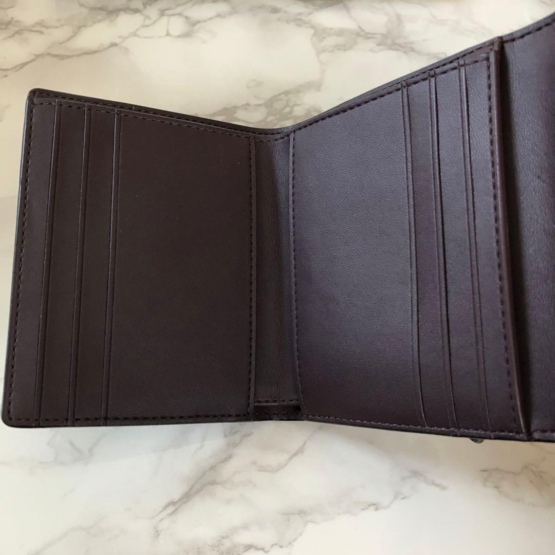 新品未使用 コーチ COACH 折り財布 黒 ミニ財布