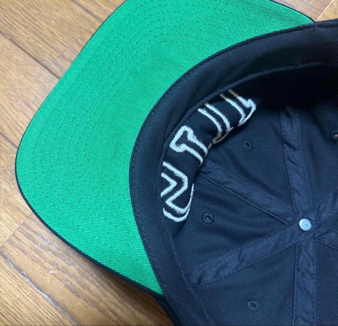 stussy STU スナップバック　ロゴキャップ