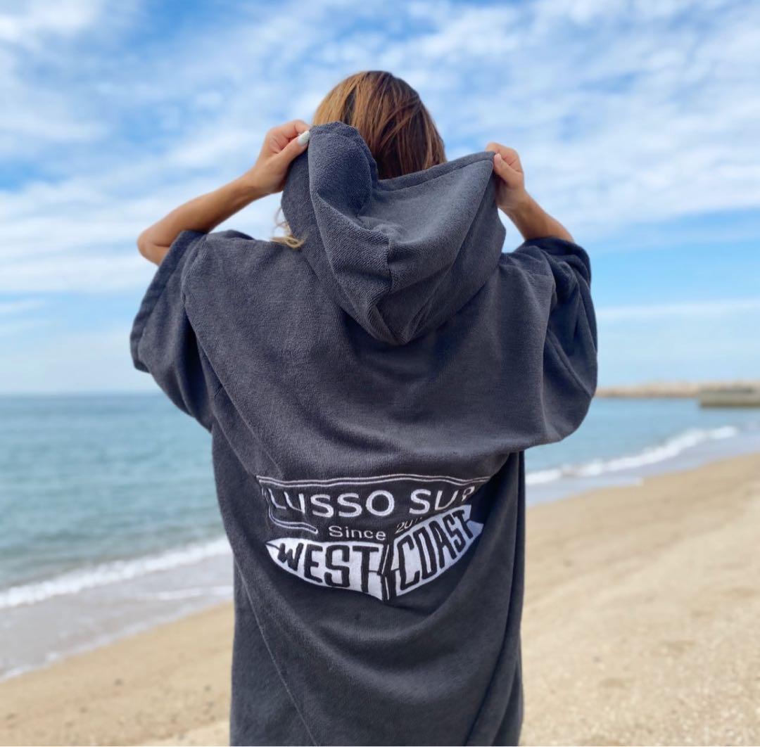 西海岸系⭐︎LUSSO SURF お着替えポンチョ　グレー⭐︎送料込み