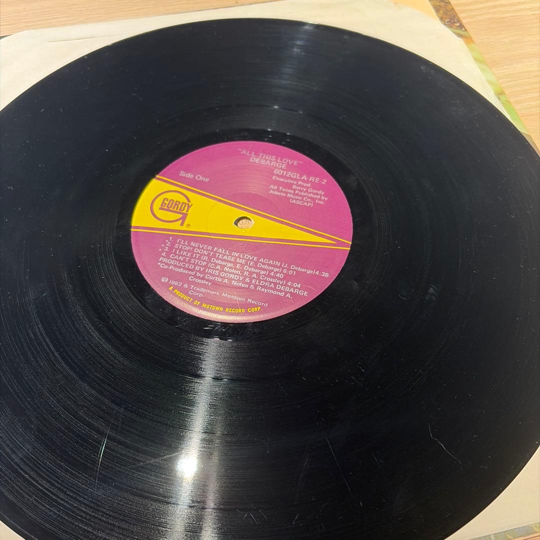 レコード DeBarge All This Love LP i like it