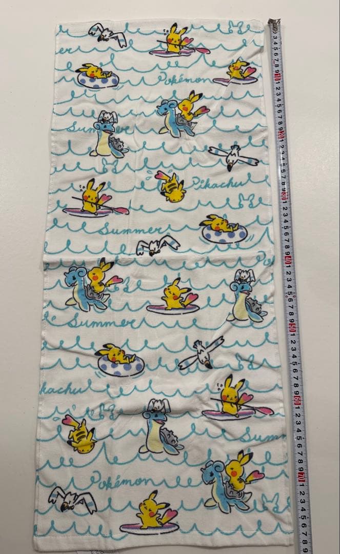 イッツデモ　ポケモン　フェイスタオル　ハンドタオル　セット　なみのりピカチュウ