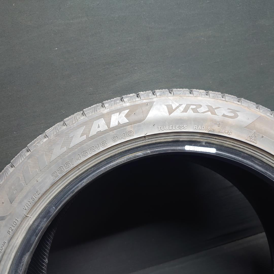 2021年製 ブリヂストン VRX 235/45Ｒ18 4本セット #24474
