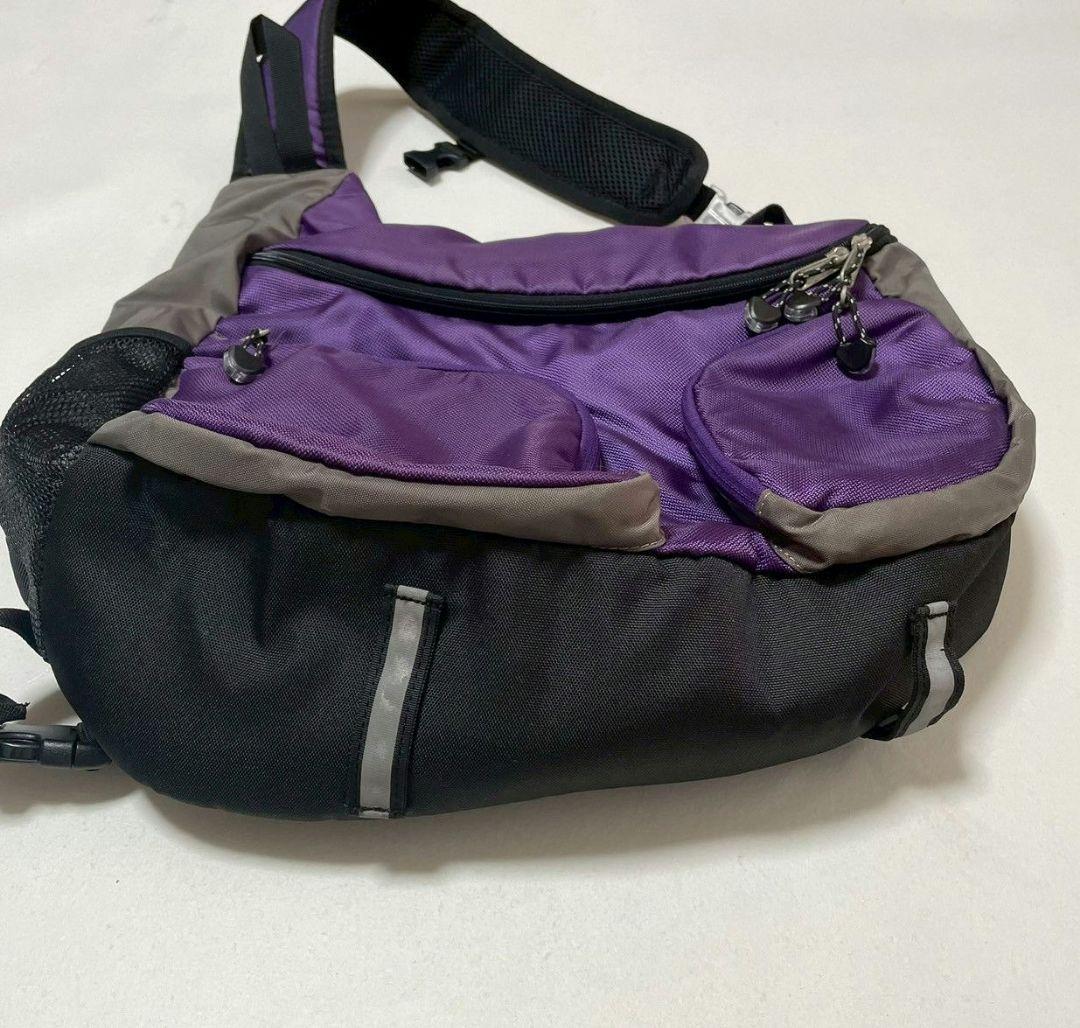 Coleman　メッセンジャーバッグ　ショルダーバッグ　y2k tech　紫