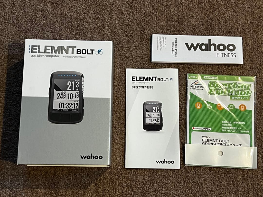 【最終値下げ】Wahoo ELEMNT BOLT サイクルコンピューター