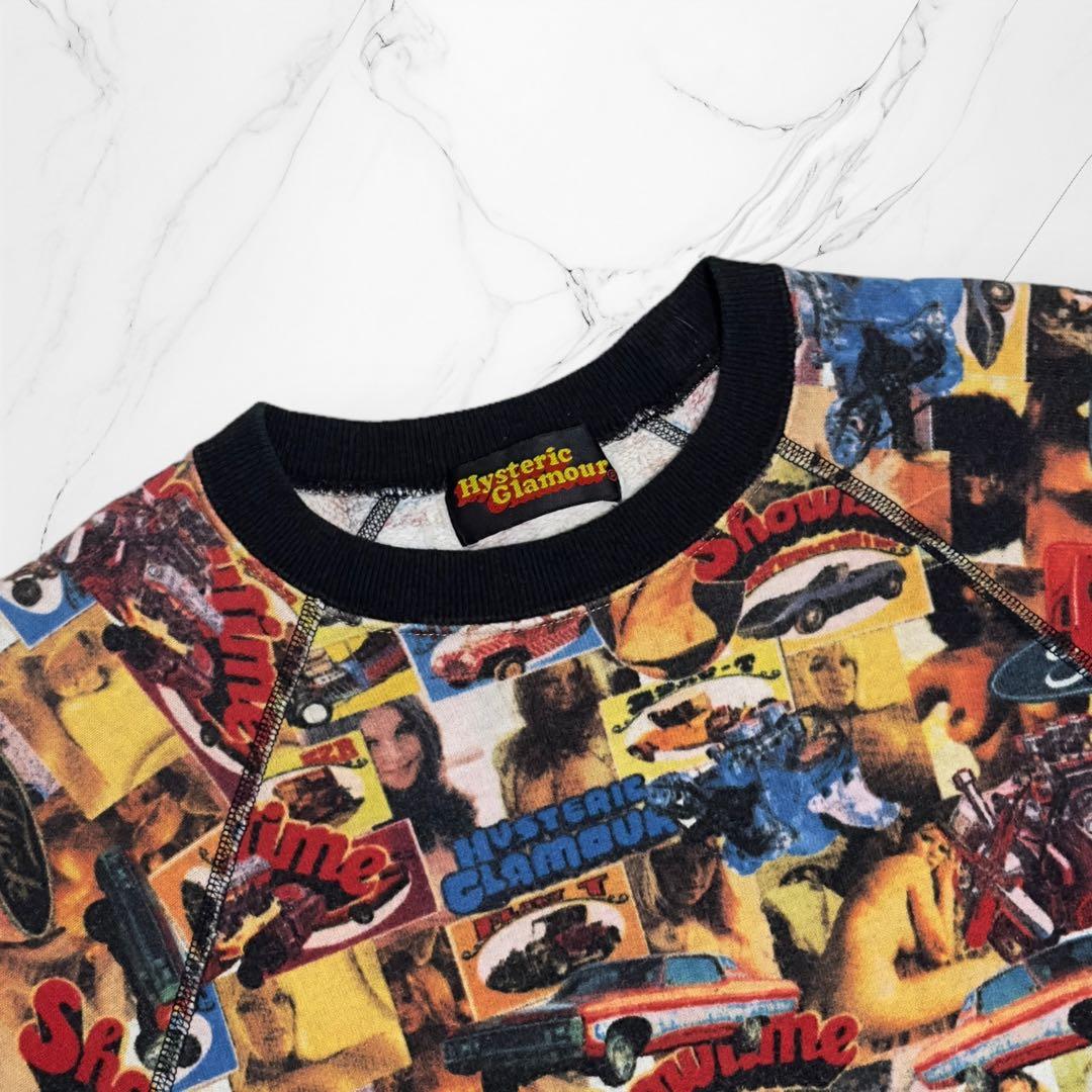 【入手困難☆90s】ヒステリックグラマー　リンガーTシャツ 裏起毛　Y2K