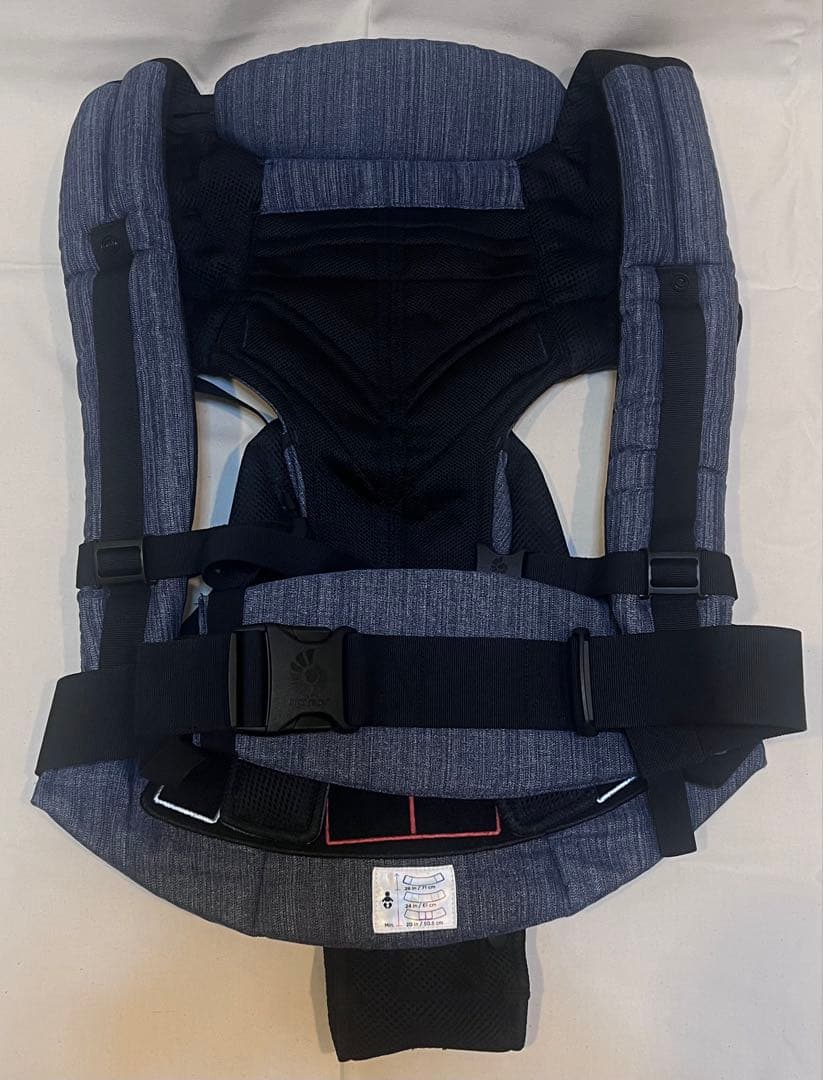 【美品】エルゴベビー オムニ360 クールエア インディゴウィーブ デニム