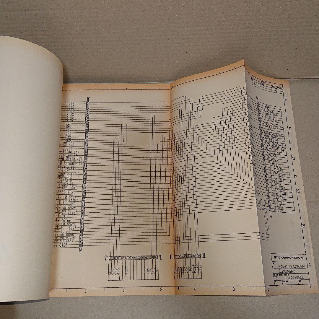貴重 TAITO フロントライン アーケードゲーム 説明書 配線図