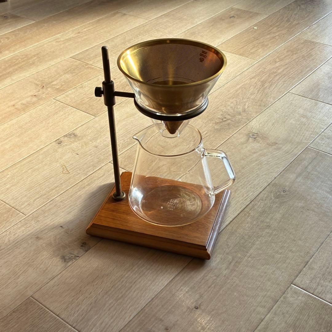 コーヒー　ドリップスタンド KINTO ※金属ドリッパー付