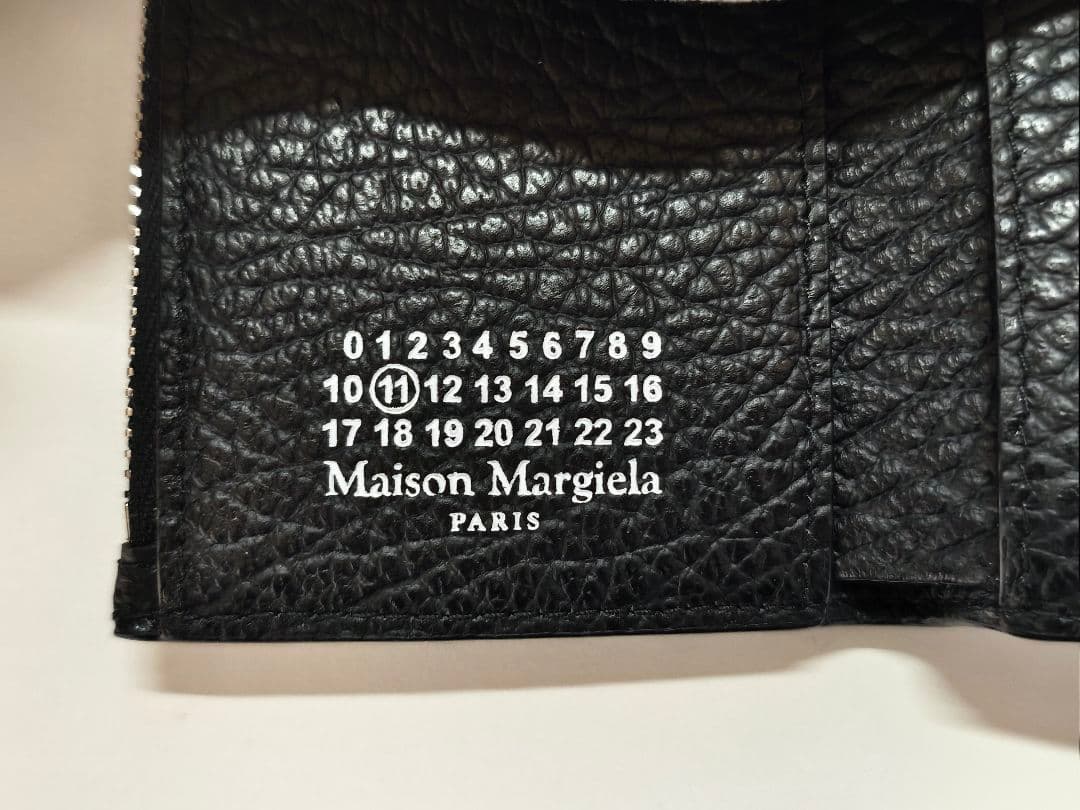 【新品】Maison Margiela 三つ折り財布 ブラック