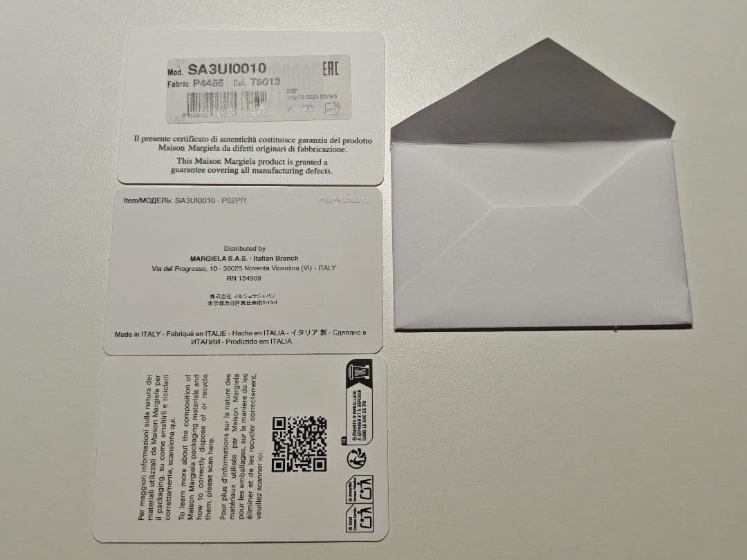 【新品】Maison Margiela 三つ折り財布 ブラック