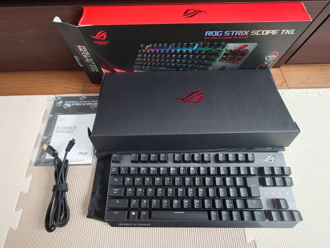ROG STRIX SCOPE TKL 日本語配列 赤軸