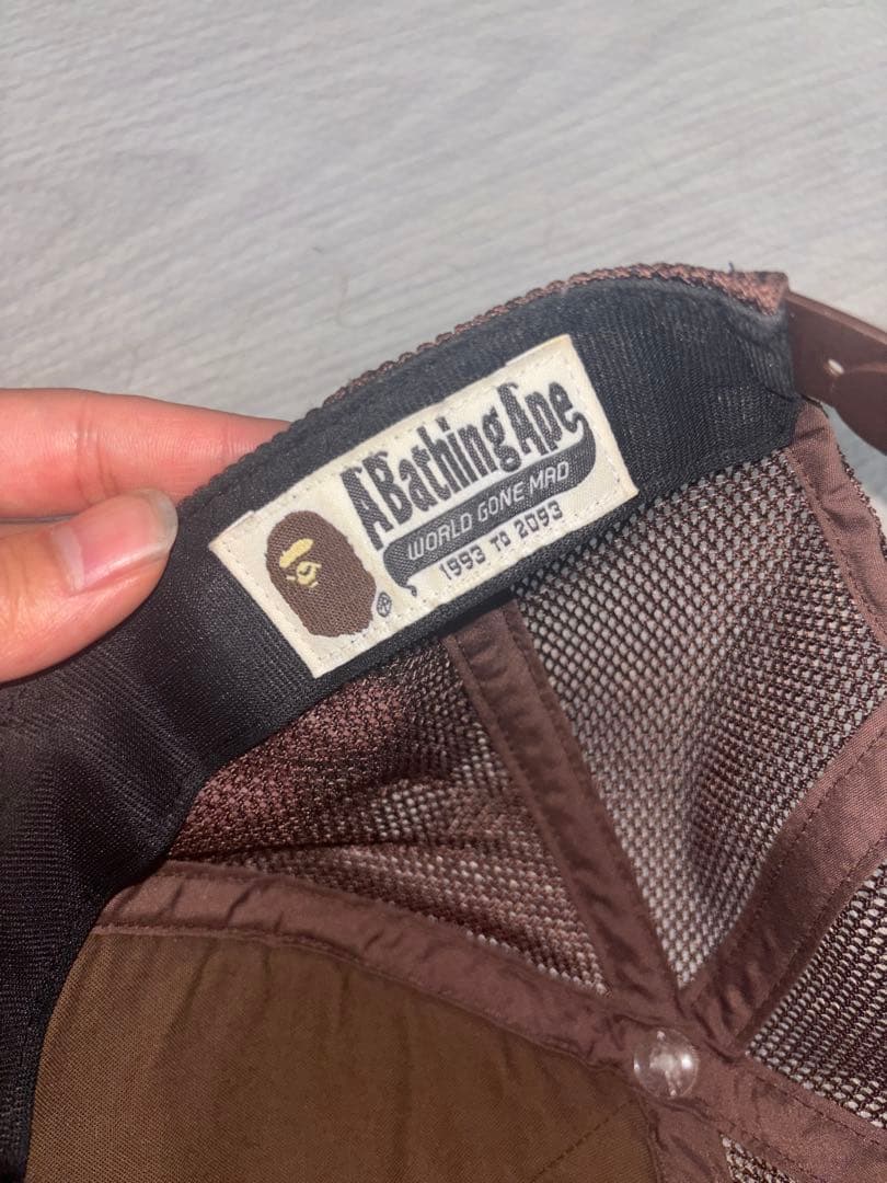 【超激レア】A Bathing Ape メッシュキャップ スワロフスキー