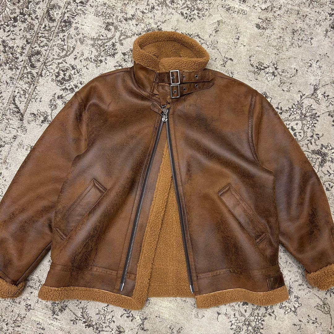 美品　2024年　完売品　ジャーナルスタンダード　フェイクムートンB3 サイズM