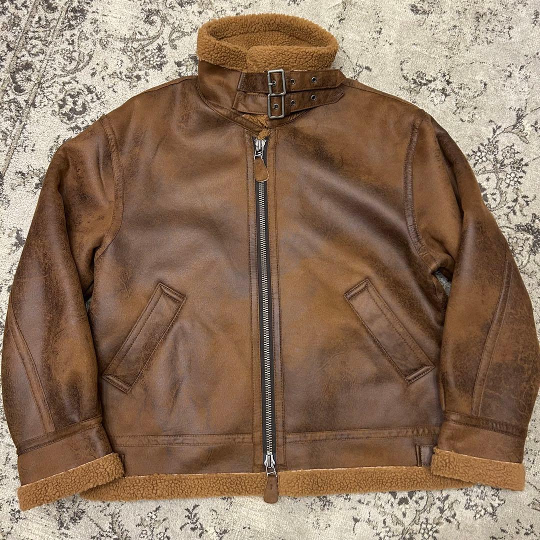 美品　2024年　完売品　ジャーナルスタンダード　フェイクムートンB3 サイズM