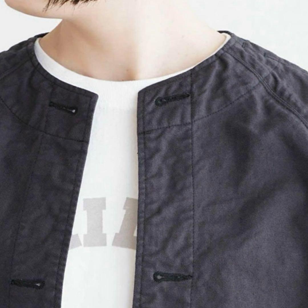 美品　シンゾーン モーターサイクルジャケット　ノーカラー　ヴィンテージ