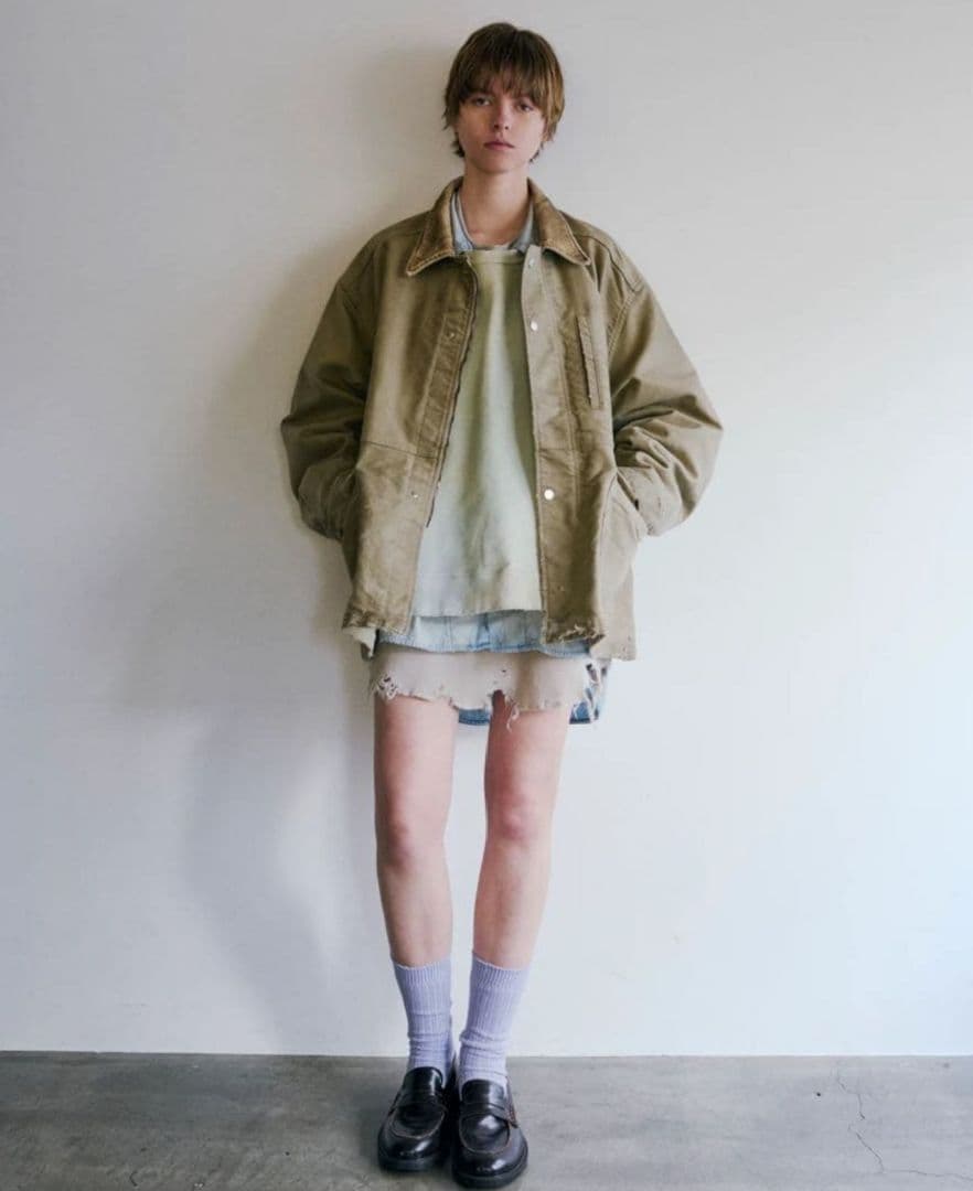 試着のみ 25AW ANCELLM MOLESKIN WORK JACKET 2