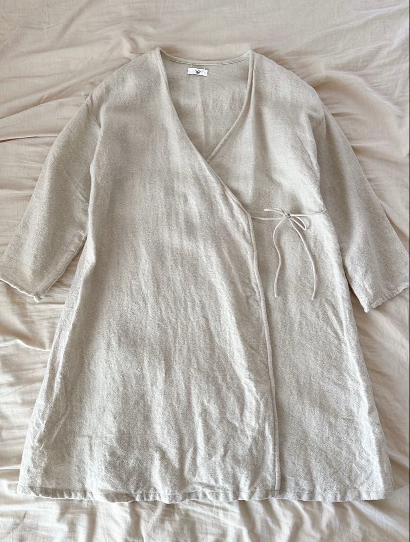 Yoli wool wrap jacket ベージュ
