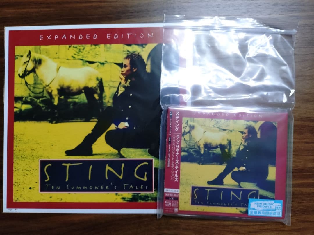 新品未開封 Amazon限定メガジャケ STING SHMCD 2枚組