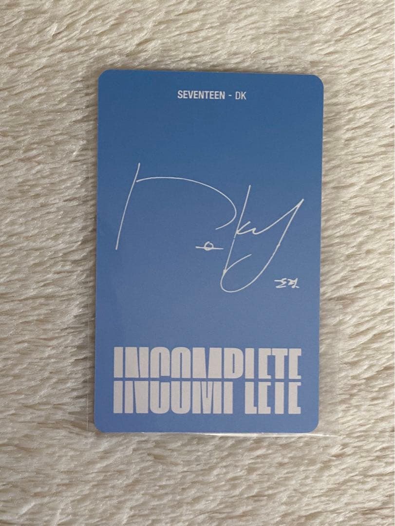 SEVENTEEN セブチ incomplete blu-rayトレカ ドギョム