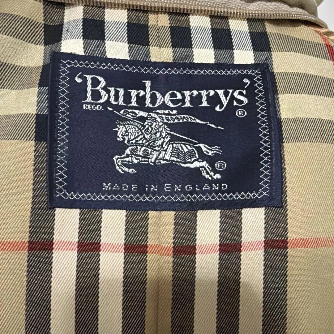 [BURBERRY美品] ベージュ ダブルブレスト トレンチコート(ライナー付)