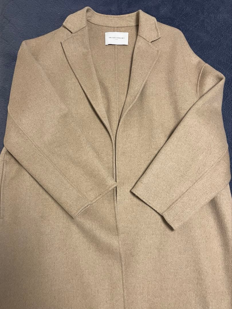 UNITED ARROWS リバー テーラード コート36ベージュ