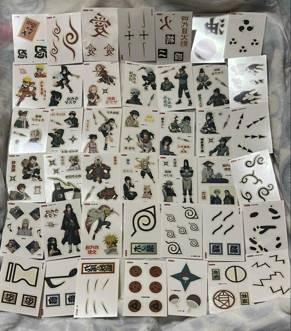 NARUTO ナルト みずピタシール レア　全42種セット