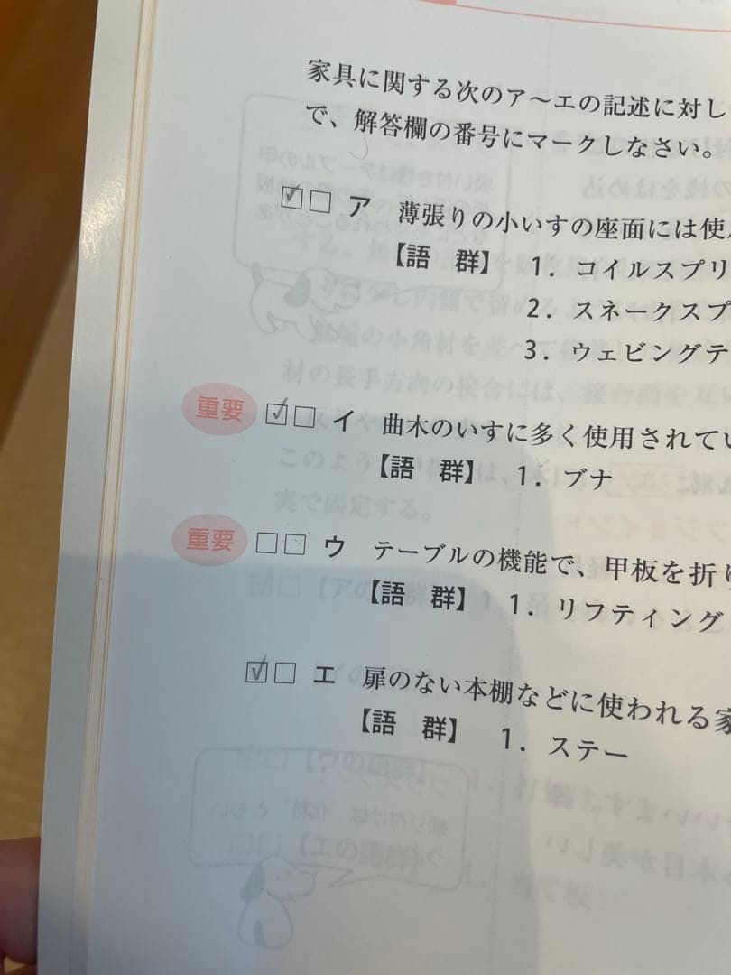 chi様　ユーキャンインテリアコーディネーター講座セット＋2次試験合格のポイント