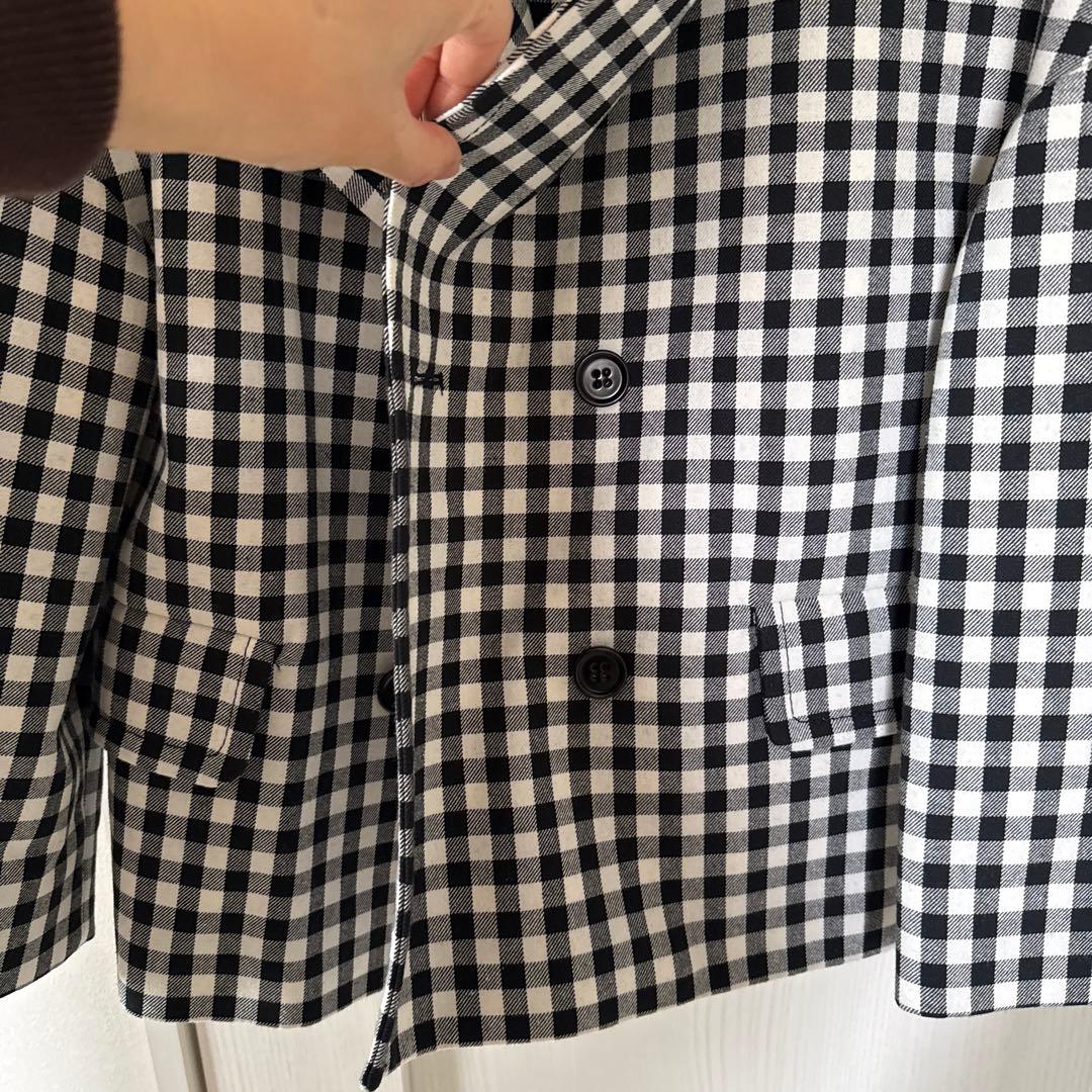 RED VALENTINO ギンガムチェック テーラードジャケット42