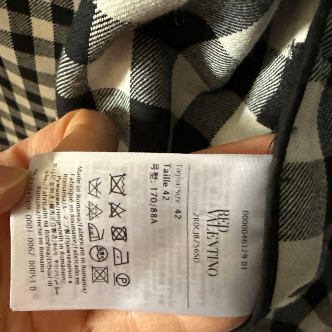 RED VALENTINO ギンガムチェック テーラードジャケット42