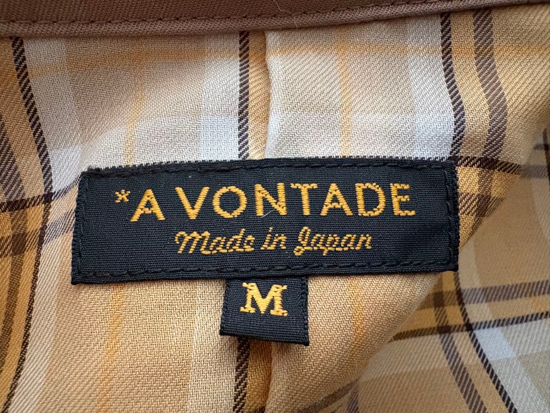 美品 A VONTADE ハリントンジャケット サイズM カーキ