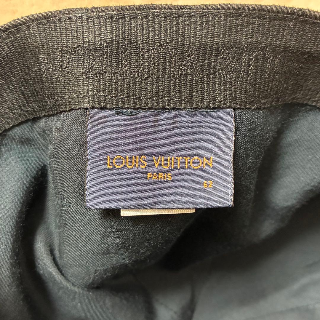 LOUIS VUITTON キャップ モノグラムエッセンシャル 総柄 ブラック