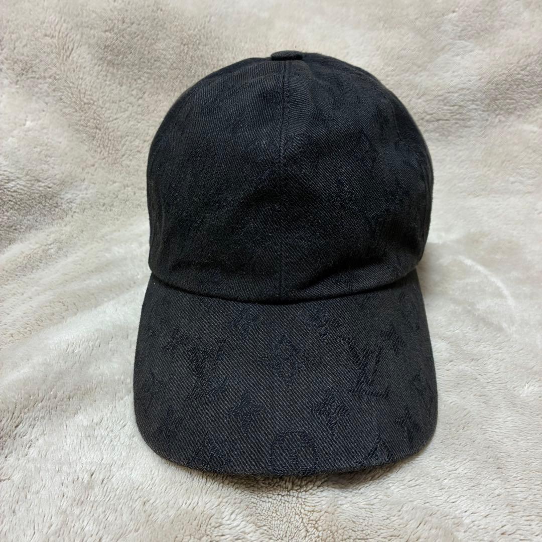 LOUIS VUITTON キャップ モノグラムエッセンシャル 総柄 ブラック