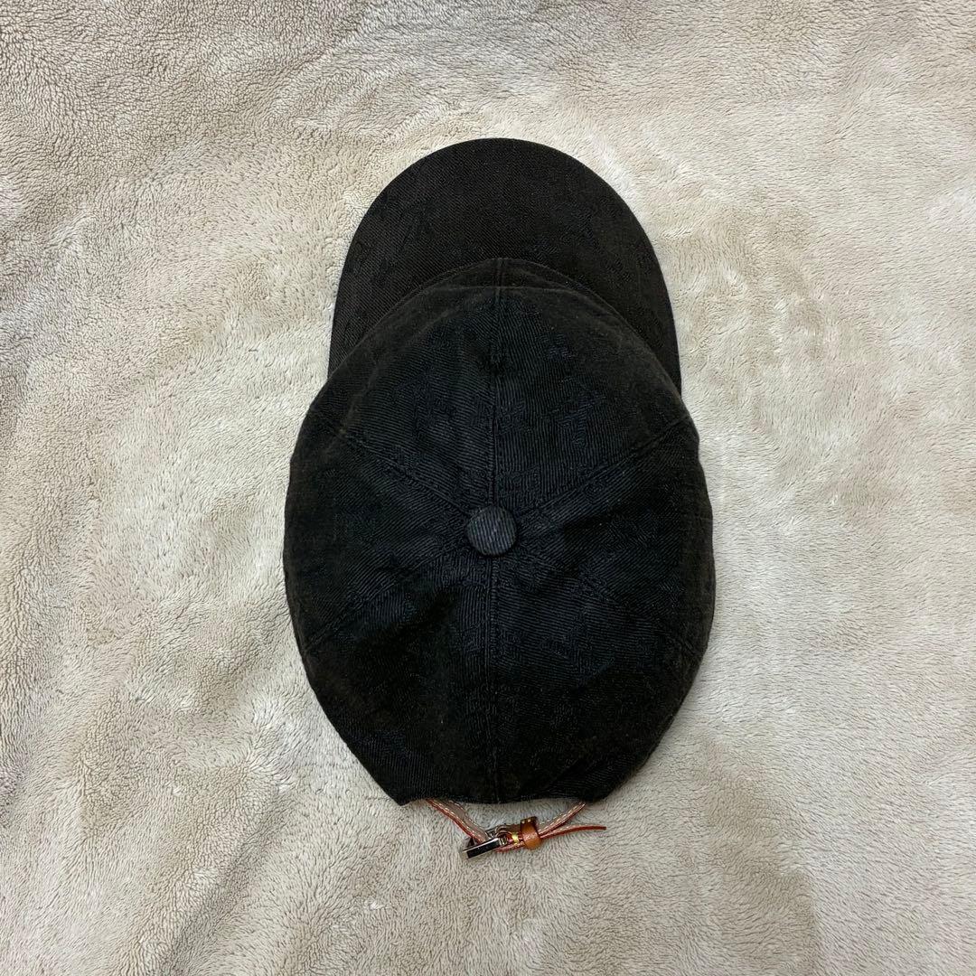 LOUIS VUITTON キャップ モノグラムエッセンシャル 総柄 ブラック