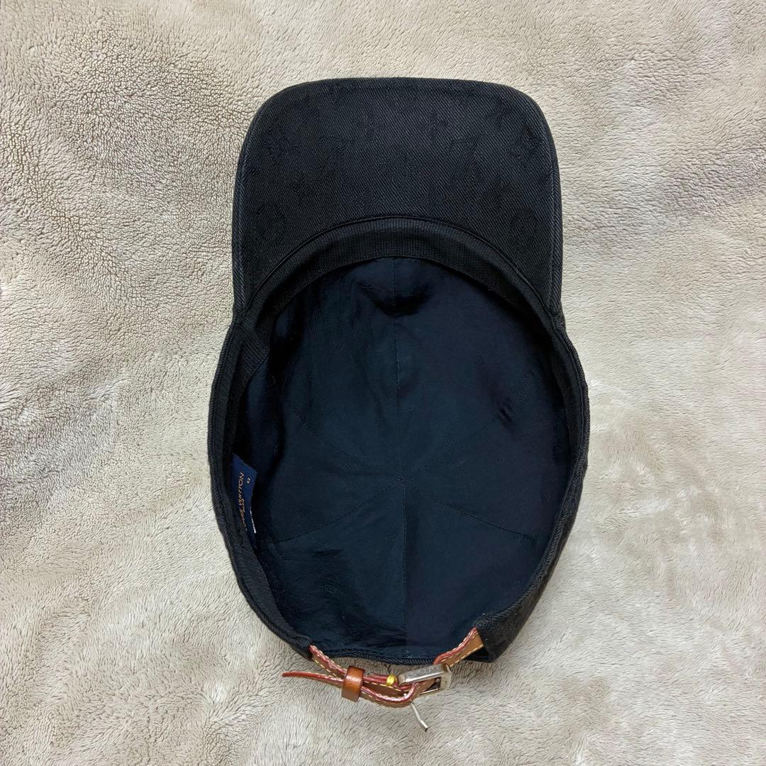 LOUIS VUITTON キャップ モノグラムエッセンシャル 総柄 ブラック