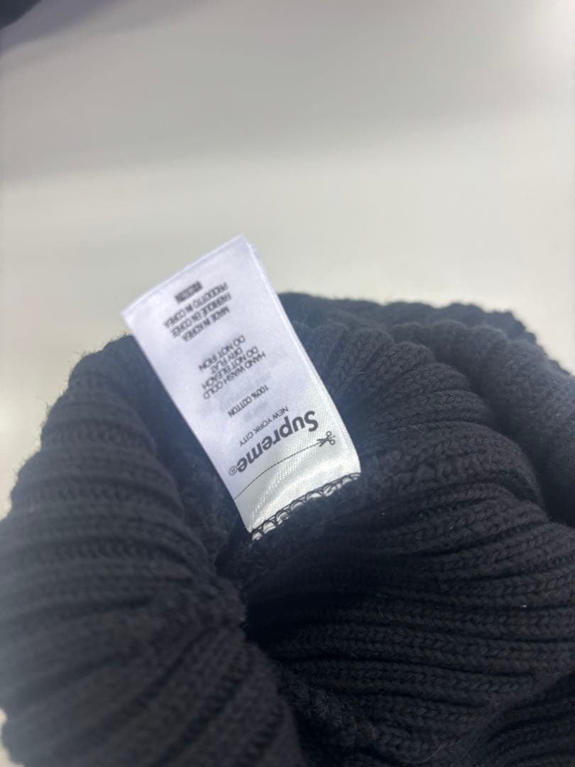 Supreme Overdyed Beanie \"Black\" 芸能人多数着用