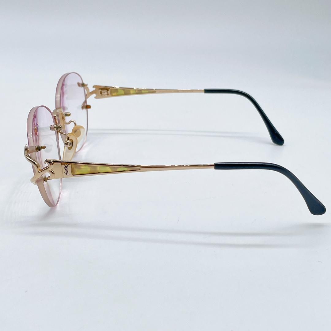 美品 Yves saint Laurent リムレス サングラス m403