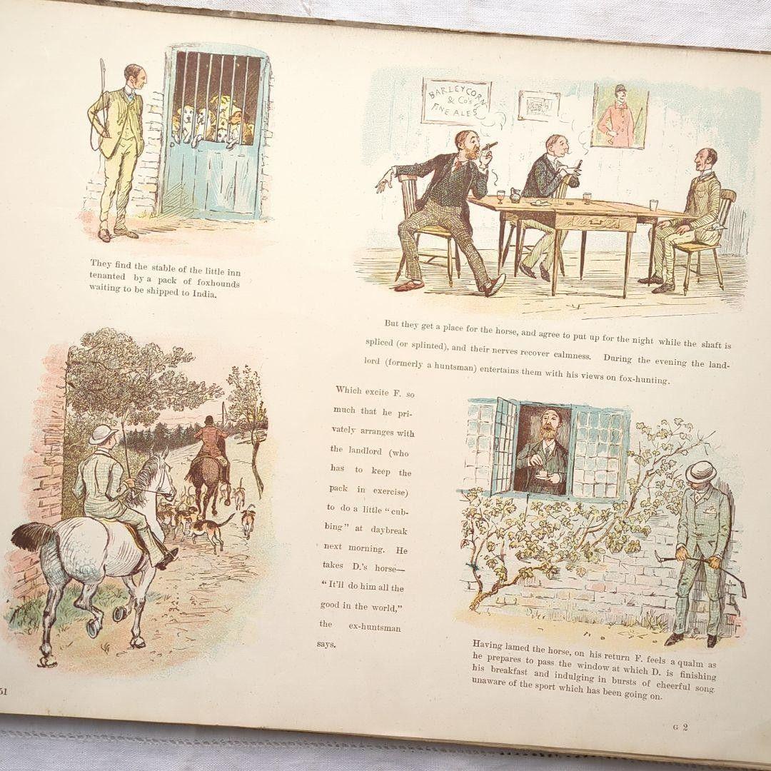 【juteefille】稀少1888アンティーク絵本 児童書 洋書古書
