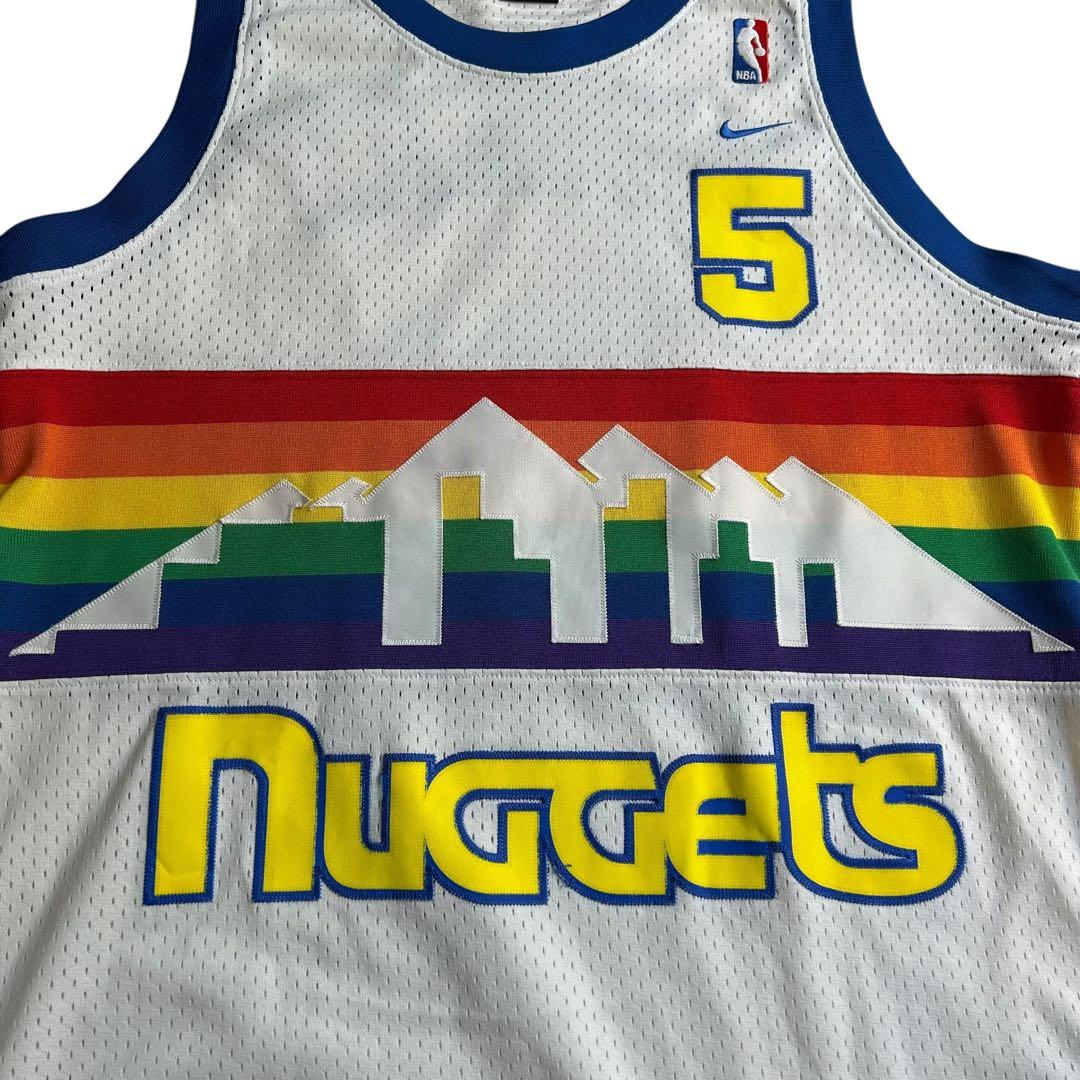 NIKE ナイキ NBA デンバーナゲッツ タンクトップ M 白 メッシュ