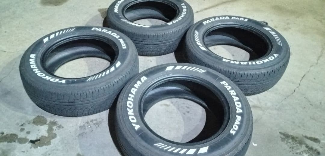 YOKOHAMA PARADA PA03 ホワイトレター215/65R16C