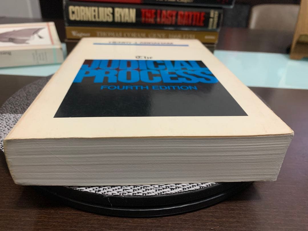 洋書 The Judicial Process Fourth Edition