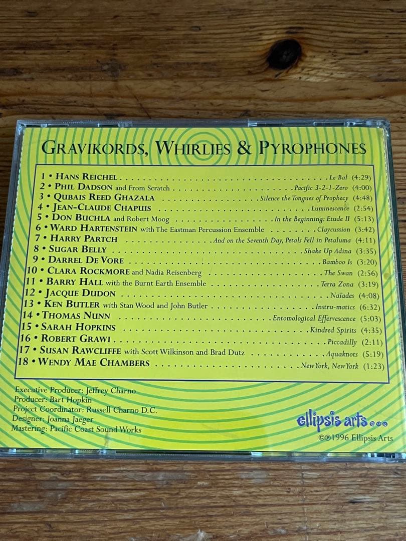 希少CD付本 トム・ウェイツ序文 実験楽器集 Gravikords 音楽資料