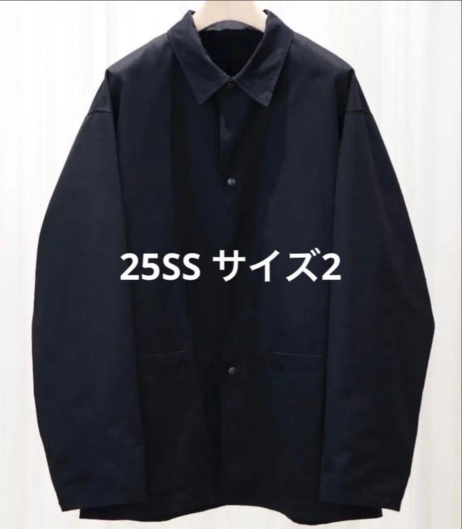 【25SS サイズ2】 comoli ポストワークツイル ジャケット